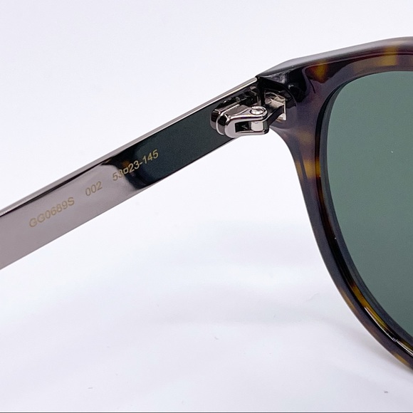NEW GUCCI GG0689S 002 HAVANA GREEN UNISEX SUNGLASSES GUCCI - Picture 10 of 13